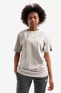 Koszulki sportowe damskie - Ellesse t-shirt bawełniany kolor szary SGL13148-GREY - miniaturka - grafika 1
