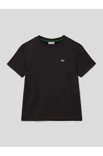 T-shirt z wyhaftowanym logo - Lacoste - Koszulki i topy damskie - miniaturka - grafika 1