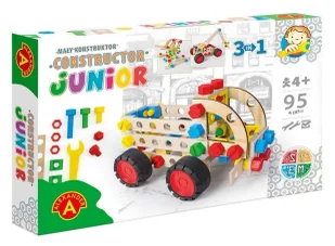 Mały Konstruktor Junior - Truck 3w1 ALEX - Alexander - Zabawki kreatywne - miniaturka - grafika 1