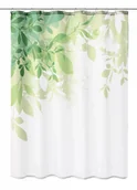 Zasłony prysznicowe - Kleine Wolke Floresta Tekstylna Zasłona prysznicowa zielona 240x180 cm - miniaturka - grafika 1