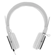 Słuchawki - Audio Y6338 białe - miniaturka - grafika 1