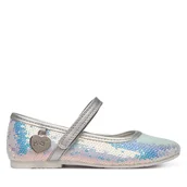 Buty dla dziewczynek - Półbuty Primigi 1429022 Srebrny - miniaturka - grafika 1