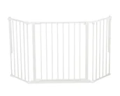 Zabezpieczenia dla dzieci - Baby Dan Barierka NewFlex M 90 140 cm biała - miniaturka - grafika 1