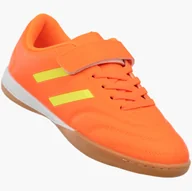 Buty dla chłopców - Trampki Chłopięce Pomarańczowe Halówki Sportowe Na Rzepy Profilowane Pomarańczowy 36 - miniaturka - grafika 1