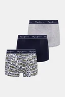 Majtki damskie - Pepe Jeans bokserki 3-pack kolor granatowy PMU11194 - miniaturka - grafika 1