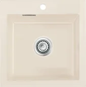 Zlewozmywaki - Zlew SystemCeram MERA 51 MAGNOLIE 10 (połysk) (50010110) - miniaturka - grafika 1