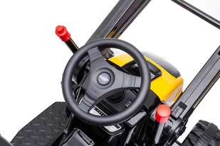 Pojazd Koparka Traktor Żółty - Pojazdy elektryczne dla dzieci - miniaturka - grafika 14