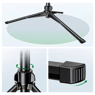 Selfie stick Ugreen LP680 ze stojakiem i pilotem Bluetooth 1.8m - czarny - Selfie stick - miniaturka - grafika 10