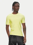 Koszulki męskie - adidas T-Shirt Fashion Cut Line JD1286 Żółty Slim Fit - miniaturka - grafika 1