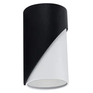 Oprawa sufitowa punktowa Zebra 04210 Ideus natynkowa tuba czarna biała - Lampy sufitowe - miniaturka - grafika 1