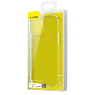 Baseus Przeźroczyste Etui Simple do iPhone 13 Pro Max białe - Etui i futerały do telefonów - miniaturka - grafika 22