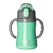 Shakery i bidony sportowe - Mini bidon termiczny GREEN - miniaturka - grafika 1