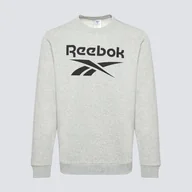 Bluzy męskie - REEBOK BLUZA REEBOK IDENTITY FLEECE STACKED LOGO - miniaturka - grafika 1