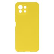 Etui i futerały do telefonów - Etui do Xiaomi Mi 11 Lite Silikonowe Półsztywne Soft Touch żółte - miniaturka - grafika 1