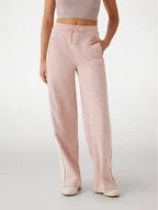 Spodnie sportowe damskie - Guess Spodnie dresowe V5RB03 KCO90 Różowy Regular Fit - miniaturka - grafika 1