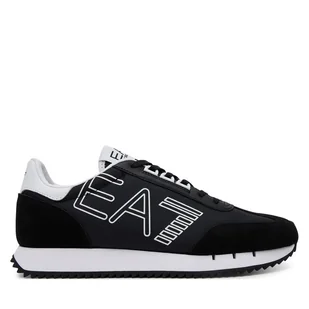 Sneakersy EA7 Emporio Armani X8X101 XK257 U448 Czarny - Sneakersy męskie - miniaturka - grafika 1