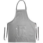 Fartuchy fryzjerskie - Fartuszek fryzjerski szary - miniaturka - grafika 1