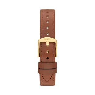 Brązowy pasek skórzany do zegarka / smartwatcha Fossil 14 mm Raquel ES5307 ★ % SALE % ★ Kup teraz, zapłać za 30 dni GRATIS WYSYŁKA ZWROT DO 365 DNI - Akcesoria do zegarków - miniaturka - grafika 1