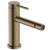 Baterie bidetowe - HANSGROHE 73201140 Tecturis S Jednouchwytowa bateria bidetowa z kompletem odpływowym Brąz Szczotkowany - miniaturka - grafika 1