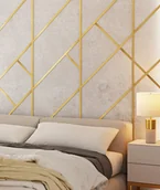 Listwy i profile - 270x3,8x0,06 cm SM - (złoty matowy) - stalowa listwa dekoracyjna płaska [GTU_08] - miniaturka - grafika 1