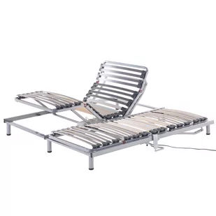 Beliani Zestaw 2 stelaży pod materac elektryczny 90 x 200 cm COMFORT - Łóżka - miniaturka - grafika 1
