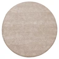 Dywany - Beżowy dywan shaggy okrągły - Valto - miniaturka - grafika 1