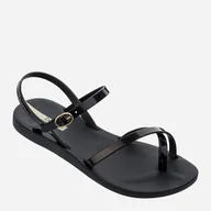 Sandały damskie - Sandały damskie płaskie Ipanema Fashion Sandal 38 Czarne (7909510726772) - miniaturka - grafika 1