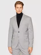 Marynarki męskie - Selected Homme Marynarka Mylologan 16056888 Szary Slim Fit - miniaturka - grafika 1