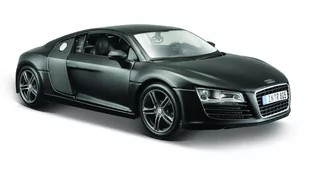Model metalowy Audi R8 czarny 1:24 - Samochody i pojazdy dla dzieci - miniaturka - grafika 1