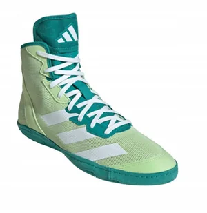 Męskie Buty ADIDAS ADIZERO WRESTLING JQ4991 – Zielony - Kimona, stroje i obuwie - miniaturka - grafika 1