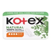 Podpaski - Kotex Natural Normal, Podpaski Na Dzień, 20szt. - miniaturka - grafika 1