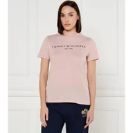Koszulki i topy damskie - Tommy Hilfiger T-shirt Regular Fit - miniaturka - grafika 1