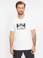 Koszulki męskie - Helly Hansen T-Shirt Nord Graphic 62978 Biały Regular Fit - miniaturka - grafika 1