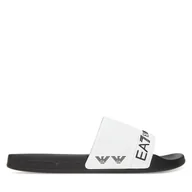 Klapki i japonki męskie - Klapki EA7 Emporio Armani 7X000110 AF15128 FC079 Biały - miniaturka - grafika 1