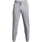 Spodnie męskie - Spodnie męskie Under Armour Rival Fleece Jogger jasnoszare 1357128 011-XXL - miniaturka - grafika 1