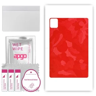 folia naklejka skórka strukturalna na TYŁ do Blackview Tab 70 WiFi - Moro Camo Czerwony - apgo SKINS - Akcesoria do tabletów i e-booków - miniaturka - grafika 1