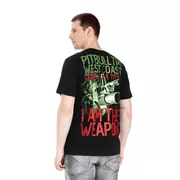 Koszulki męskie - Koszulka Pit Bull I Am The Weapon - Czarna RATY 0% | PayPo | GRATIS WYSYŁKA | ZWROT DO 100 DNI - miniaturka - grafika 1