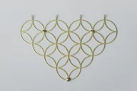 Wieszaki i stojaki - POLYHEDRA Wieszak Holo S Black F.202183 - miniaturka - grafika 1