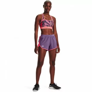 Spodnie sportowe damskie - Damskie spodenki do biegania UNDER ARMOUR UA Fly By Elite 3'' Short - fioletowe - grafika 1