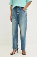 Spodnie damskie - Patrizia Pepe jeansy damskie high waist 8P0644 D084 - miniaturka - grafika 1