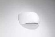 Lampy ścienne - Sollux Lighting Kinkiet lakierowany PONTIUS biały połysk CAFÉ AU LAIT - miniaturka - grafika 1