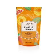 Kosmetyki do kąpieli - I Love Scented Bath Salts kojąco-relaksująca sól do kąpieli Exotic Fruits 500g - miniaturka - grafika 1