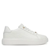 Sneakersy damskie - Sneakersy TWINSET 251TCP01C Biały - miniaturka - grafika 1