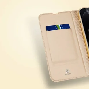 Dux Ducis Skin Pro kabura etui pokrowiec z klapką iPhone 13 Pro Max różowy - Etui i futerały do telefonów - miniaturka - grafika 14