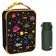 Lunch boxy - Zestaw Śniadaniowy Do Przedszkola Ion8 Space 14: Lunchbag I8Lbkspace I Butelka Ion8 I8Rf350Dgre - miniaturka - grafika 1