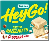 Czekolada - Czekolada biała z orzechami lask i solą Torras 60g - miniaturka - grafika 1