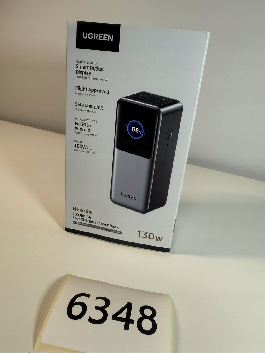 Powerbank 20000 mAh szybkiego ładowania 130W Ugreen (6348-93)