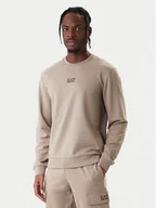 Bluzy męskie - EA7 Emporio Armani Bluza 8NPM30 PJVRZ U6167 Beżowy Regular Fit - miniaturka - grafika 1