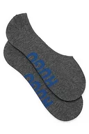 Skarpetki damskie - HUGO Niewidoczne skarpety, rednioszary, 44 EU - miniaturka - grafika 1