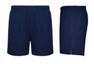 Spodenki damskie - Krótkie Spodenki WF Szorty Sportowe Dziecięce PLAYER ROLY 0453 GRANAT 128 - miniaturka - grafika 1